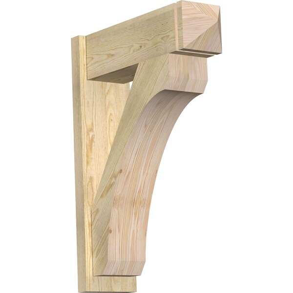 Ekena Millwork Legacy Arts & Crafts Rough Sawn Outlooker, Douglas Fir, 8"W x 26"D x 34"H OUT08X26X34LEC03RDF - main